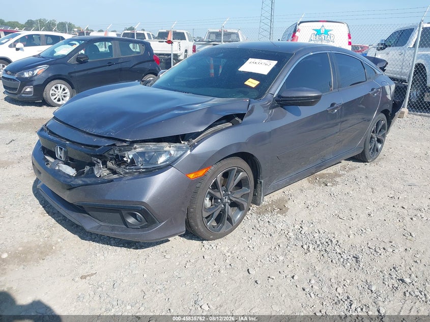 2021 HONDA CIVIC auction photo 2
