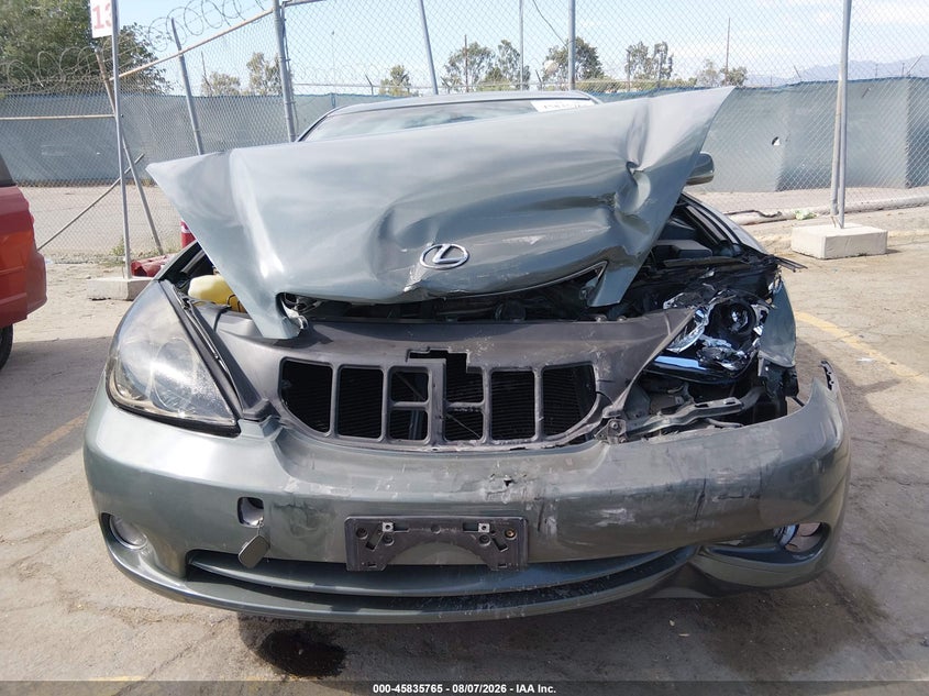 LEXUS ES 330 2005 VIN JTHBA30GX55117131