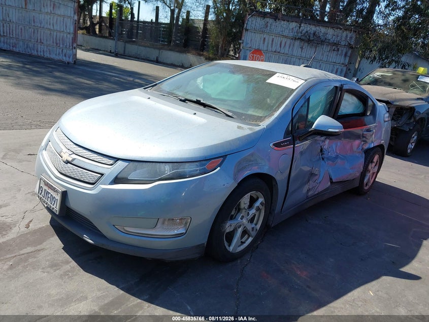 Vin: 1g1rc6e42fu117635, lot: 46334667, chevrolet volt 20152