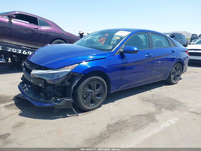 Vin: kmhlm4ag6mu155828, lot: 46334678, hyundai elantra sel 20212