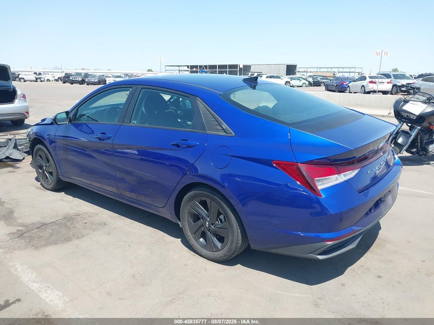 Vin: kmhlm4ag6mu155828, lot: 46334678, hyundai elantra sel 20213