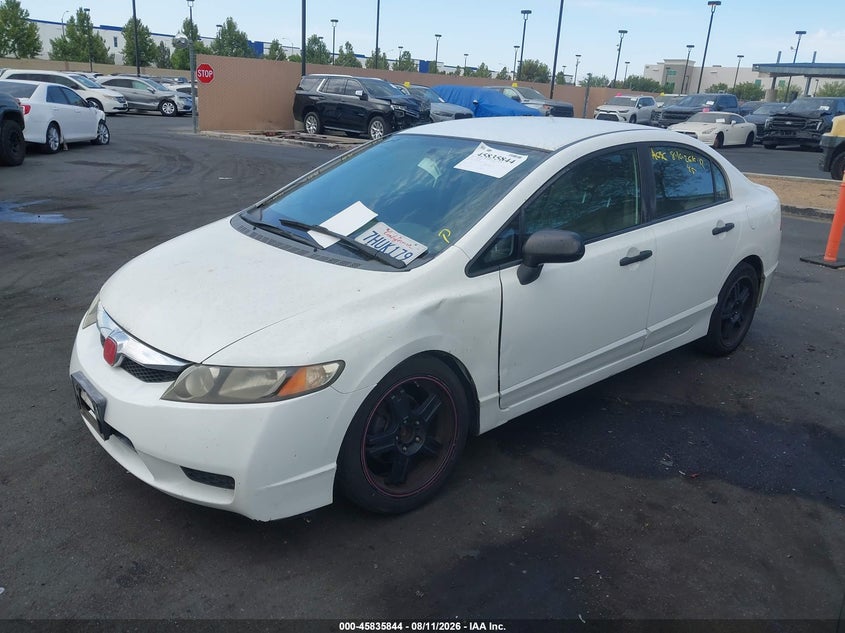 Vin: 2hgfa1f31ah527851, lot: 46334745, honda civic vp 20102