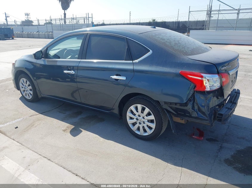2016 NISSAN SENTRA SEDAN 1.8L I-4 DOHC, VVT, 124HP
