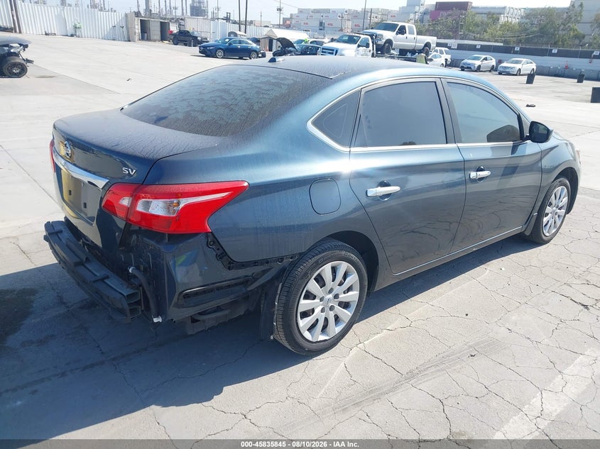2016 NISSAN SENTRA SEDAN 1.8L I-4 DOHC, VVT, 124HP