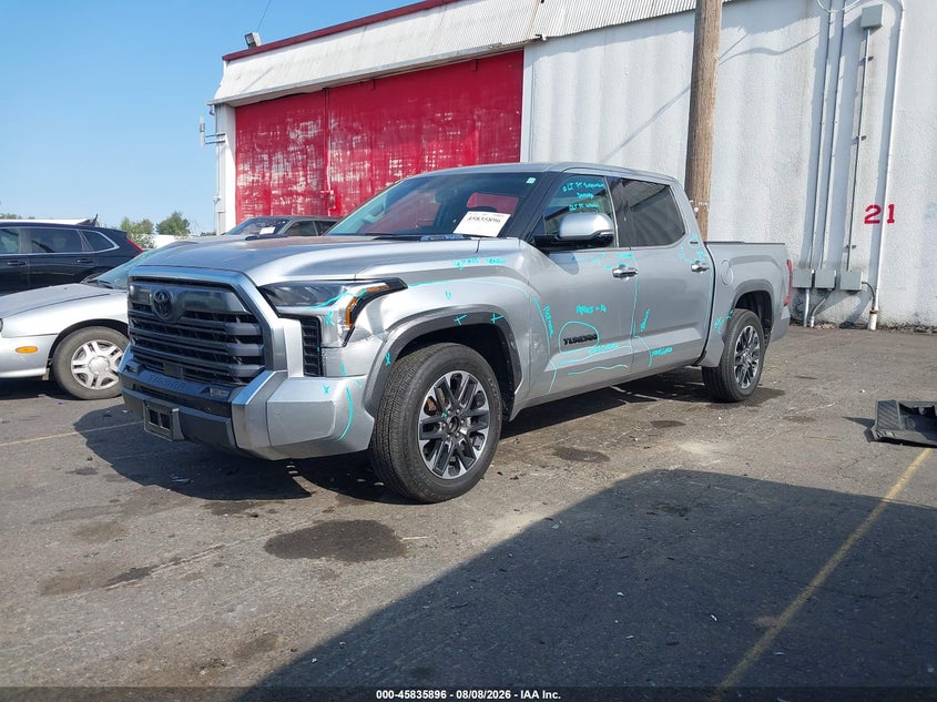 Vin: 5tfjc5ab7px001592, lot: 46334797, toyota tundra hybrid limited 20232