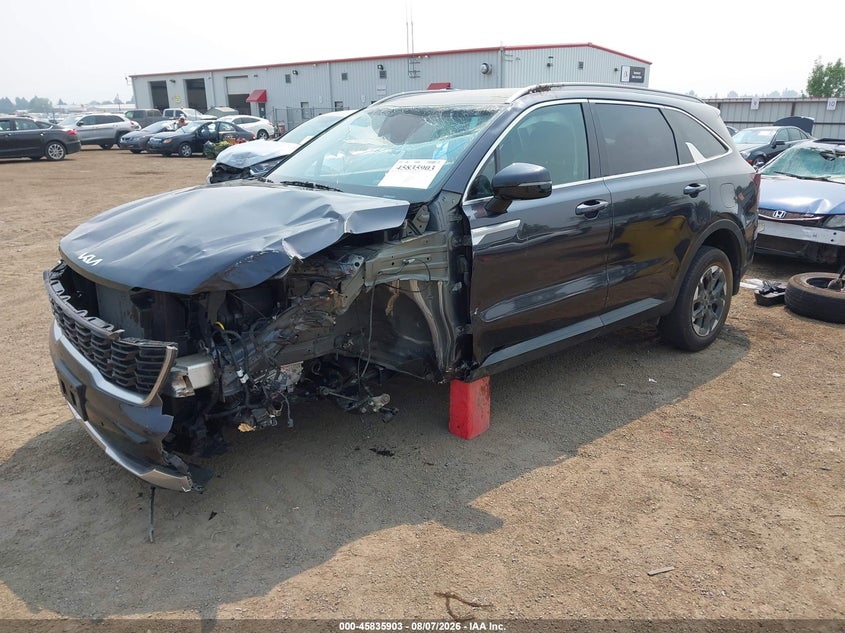 Vin: 5xyrldjc6sg353306, lot: 46334804, kia sorento s 20252