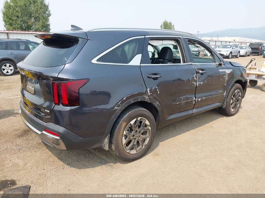 Vin: 5xyrldjc6sg353306, lot: 46334804, kia sorento s 20254