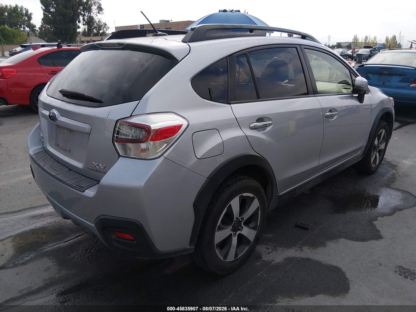 Vin: jf2gpbkc0eh281742, lot: 46334808, subaru xv crosstrek hybrid 2.0i touring 20144