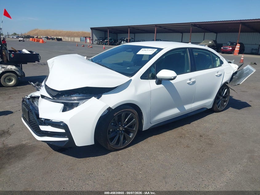 Vin: jtdbcmfe8t3119928, lot: 46334856, toyota corolla hybrid hybrid se 20262