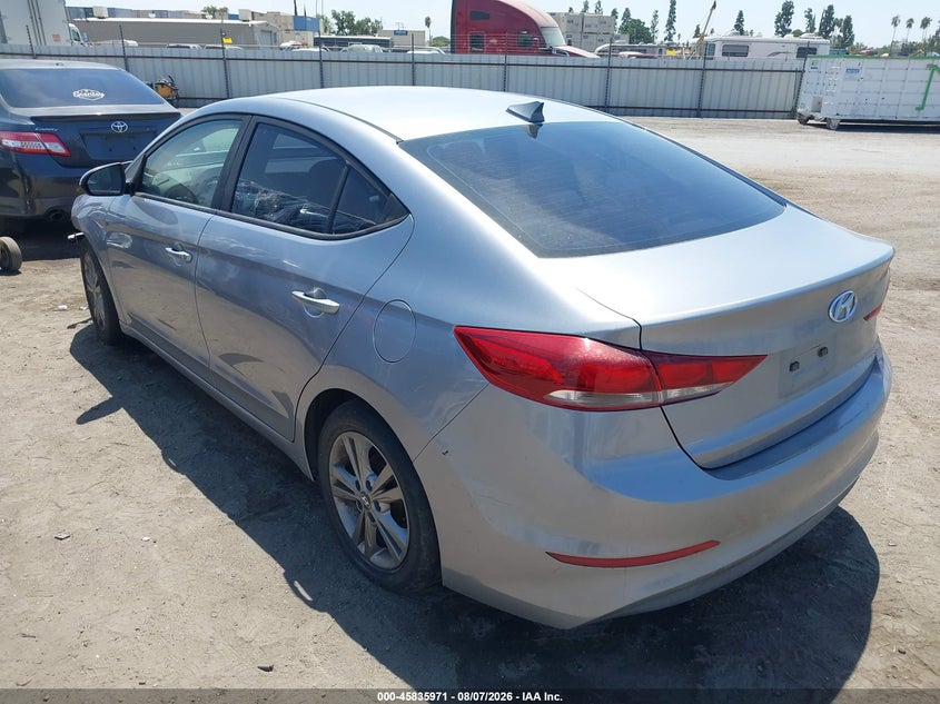 Vin: 5npd84lf9hh119472, lot: 46334872, hyundai elantra se 20173