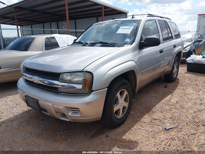 2006 Chevrolet TrailBlazer, Обычный износ, IAAI, VIN 1GNDT13SX62201095 — фото 2