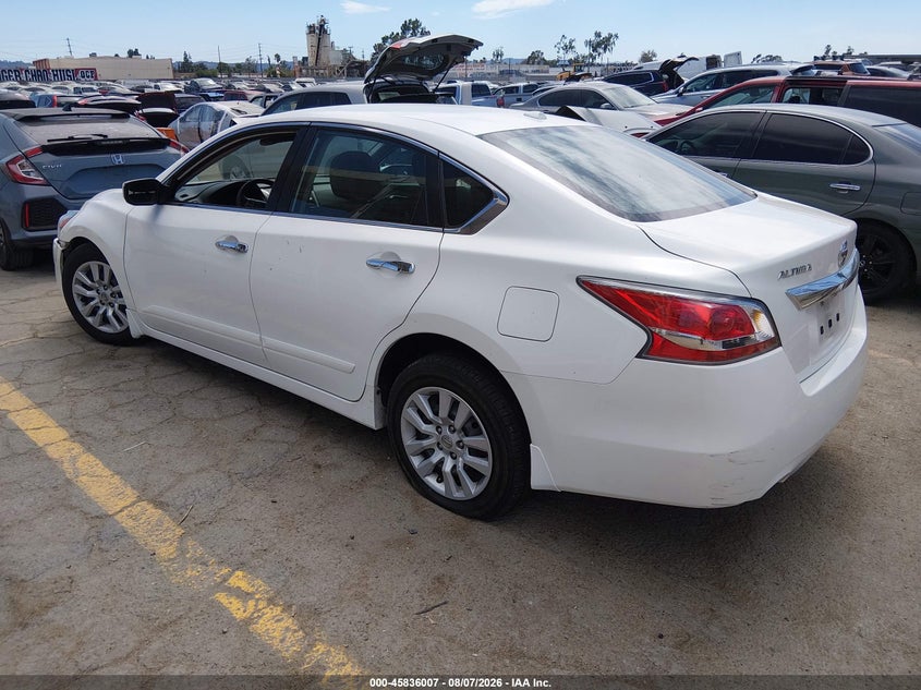 Vin: 1n4al3apxfn868386, lot: 46334908, nissan altima 2.5 s 20153