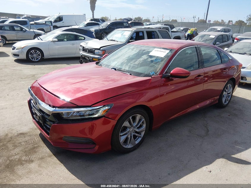 Vin: 1hgcv1f1xja038336, lot: 46334942, honda accord lx 20182