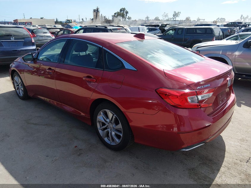 Vin: 1hgcv1f1xja038336, lot: 46334942, honda accord lx 20183