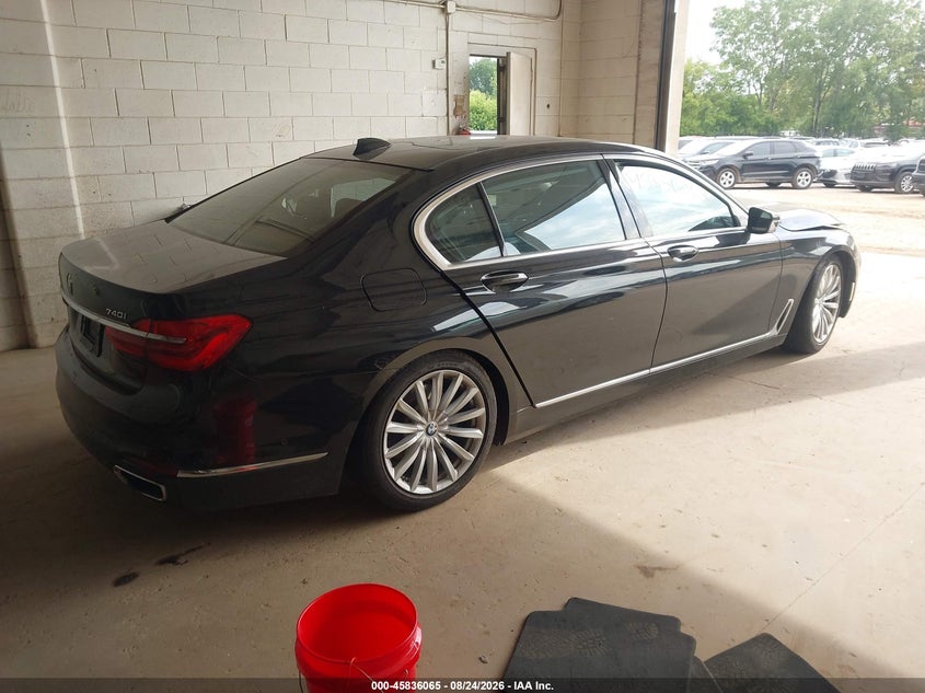Vin: wba7e4c52hgu99883, lot: 46334966, bmw 740i xdrive 20174