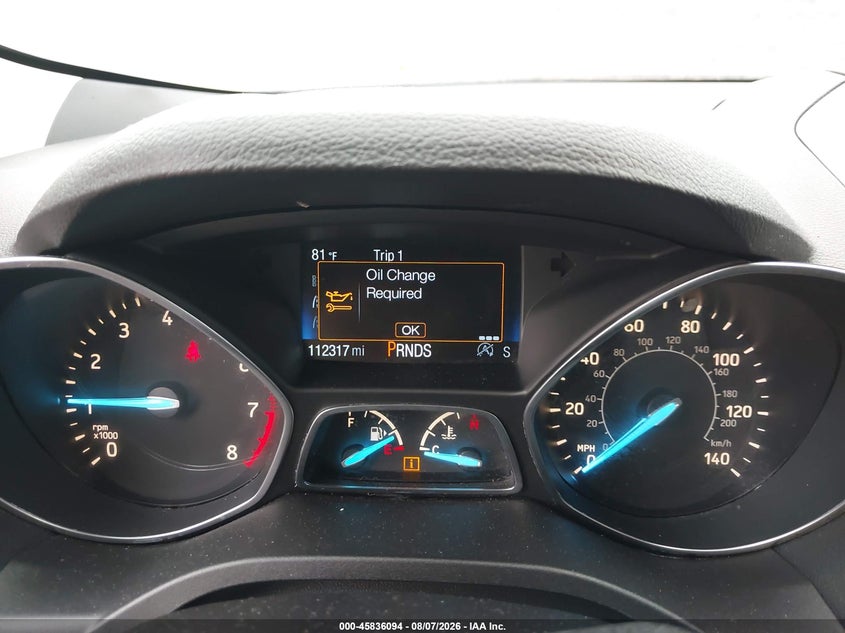 2018 FORD ESCAPE auction photo 7