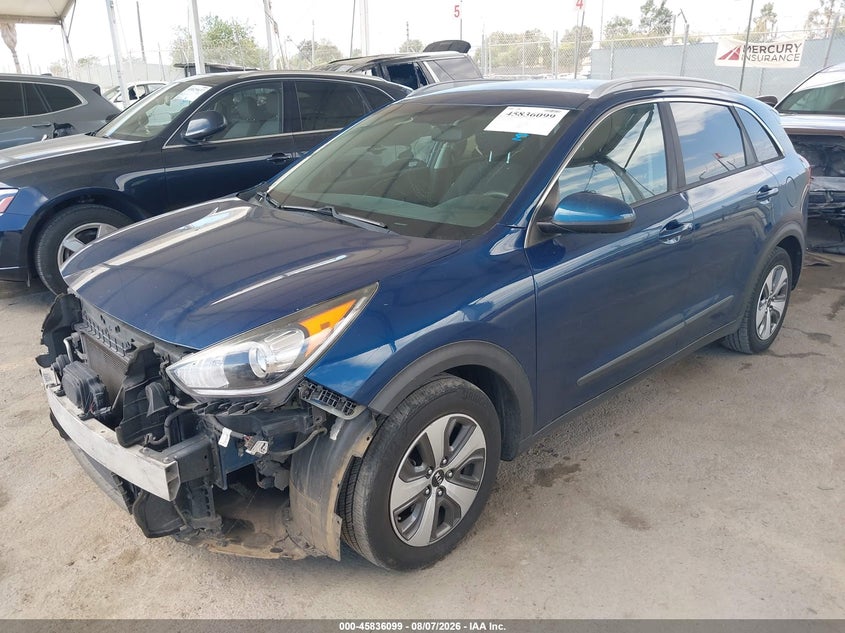 Vin: kndcb3lc2h5059872, lot: 46335000, kia niro lx 20172
