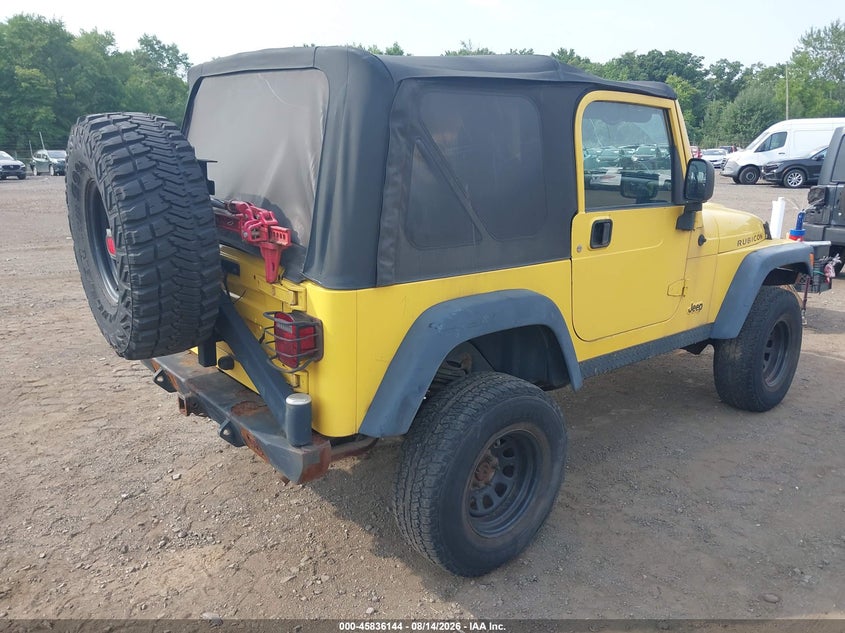 JEEP WRANGLER 2004 VIN 1J4FA69S74P711331