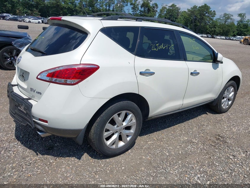 2013 NISSAN MURANO auction photo 4