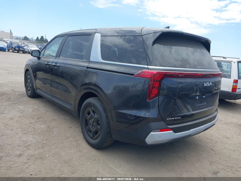 2026 KIA CARNIVAL MPV auction photo 3