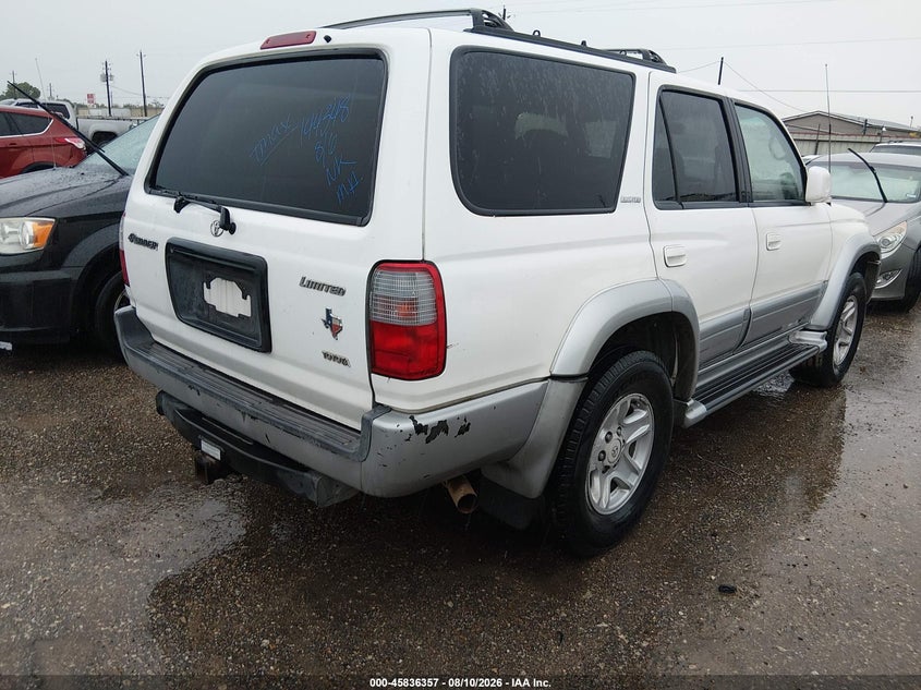 2000 TOYOTA 4RUNNER SPORT UTILITY VEHICLE 3.4L V-6 DOHC, 183HP