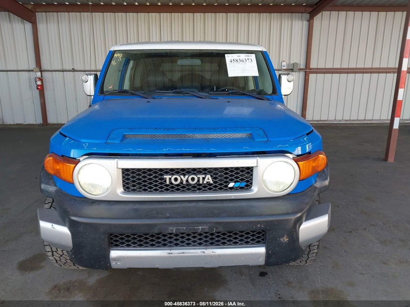 TOYOTA FJ CRUISER 2007 VIN JTEZU11F070017617