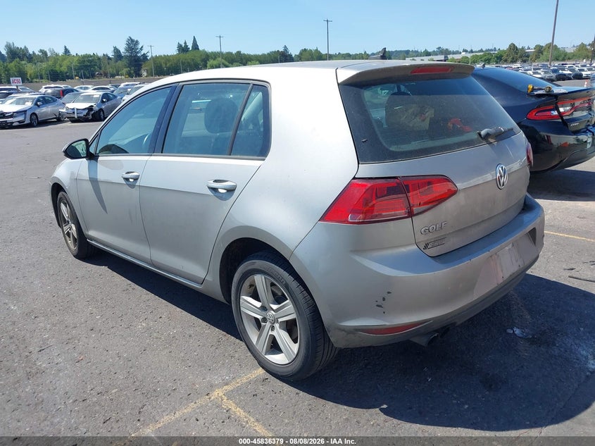 Vin: 3vw217au9hm023749, lot: 46335280, volkswagen golf tsi s 4-door/tsi se 4-door/tsi sel 4-door/tsi wolfsburg edition 4-door 20173