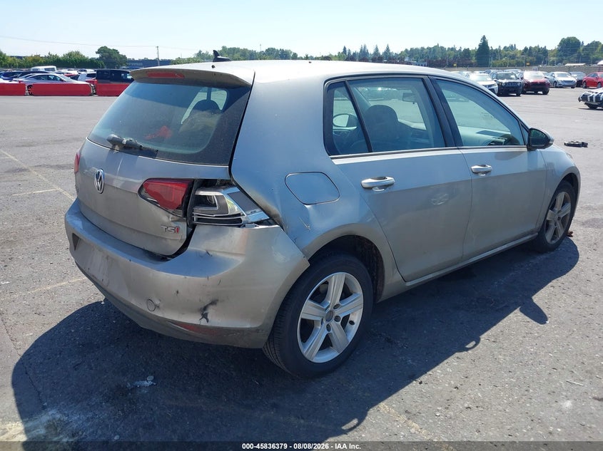 Vin: 3vw217au9hm023749, lot: 46335280, volkswagen golf tsi s 4-door/tsi se 4-door/tsi sel 4-door/tsi wolfsburg edition 4-door 20174