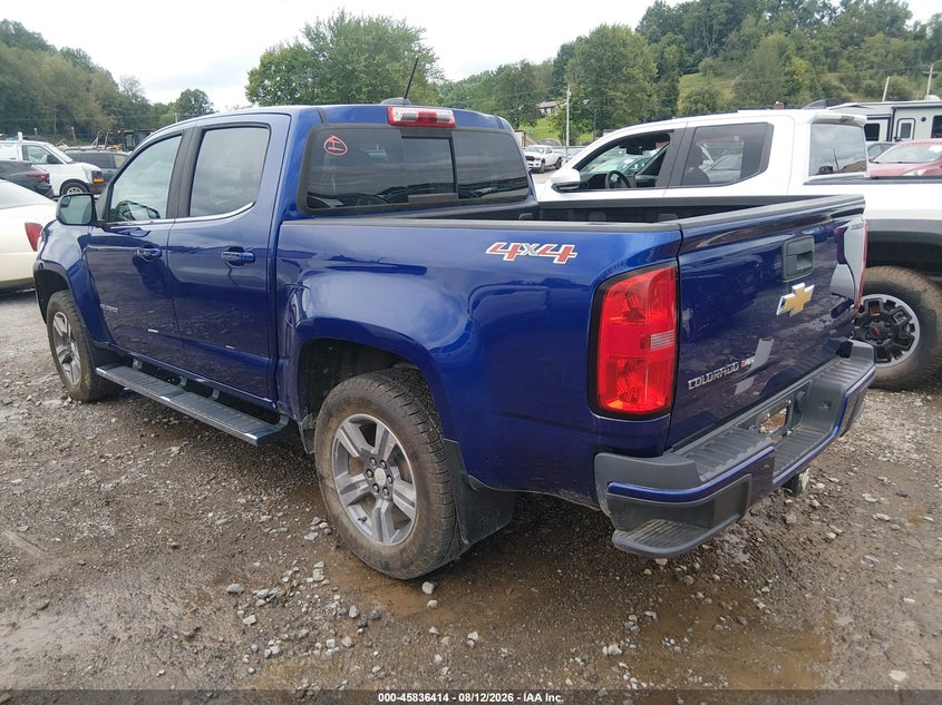 CHEVROLET COLORADO 2017 VIN 1GCGTCEN6H1238890
