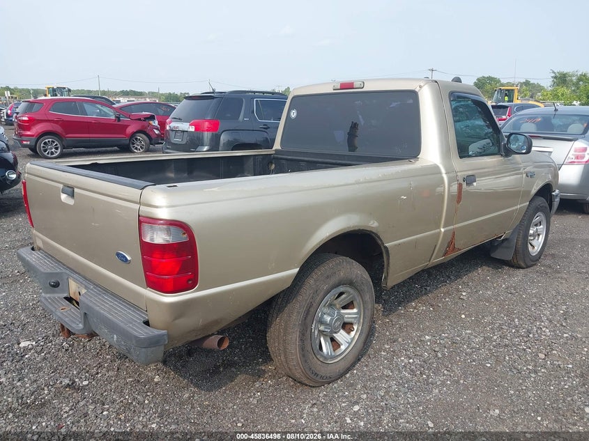 FORD RANGER 2001 VIN 1FTYR10U71TA45423