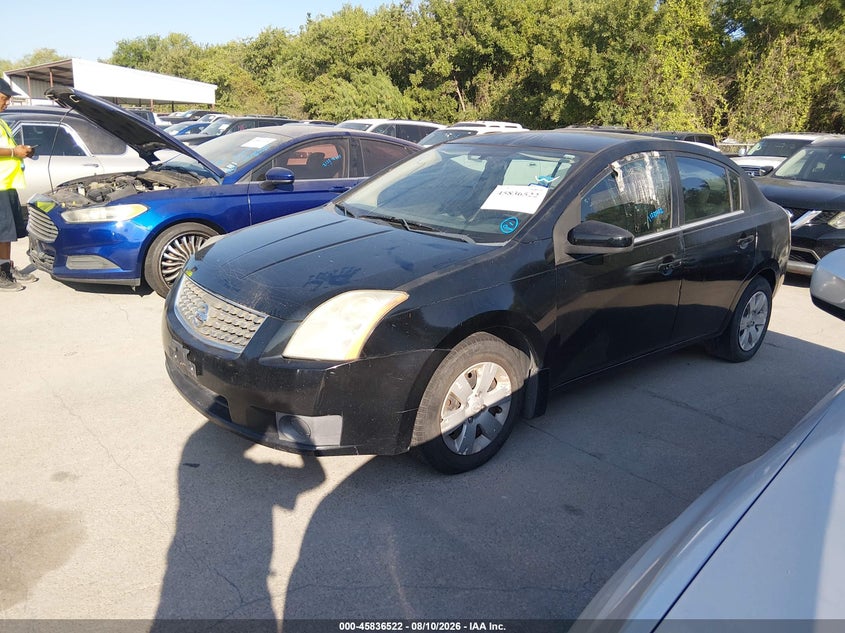 2007 Nissan Sentra, Звичайний знос, IAAI, VIN 3N1AB61E57L694650 — фото 2