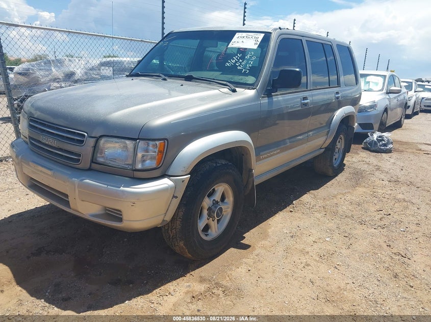 ISUZU TROOPER 2001 VIN JACDJ58X817J15210