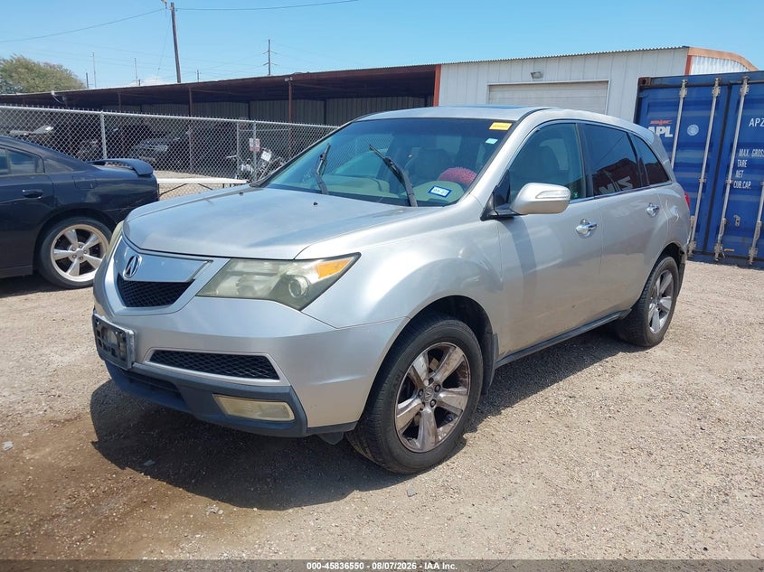 2011 Acura MDX, Normal Wear & Tear, IAAI, VIN 2HNYD2H6XBH540234 — photo 2