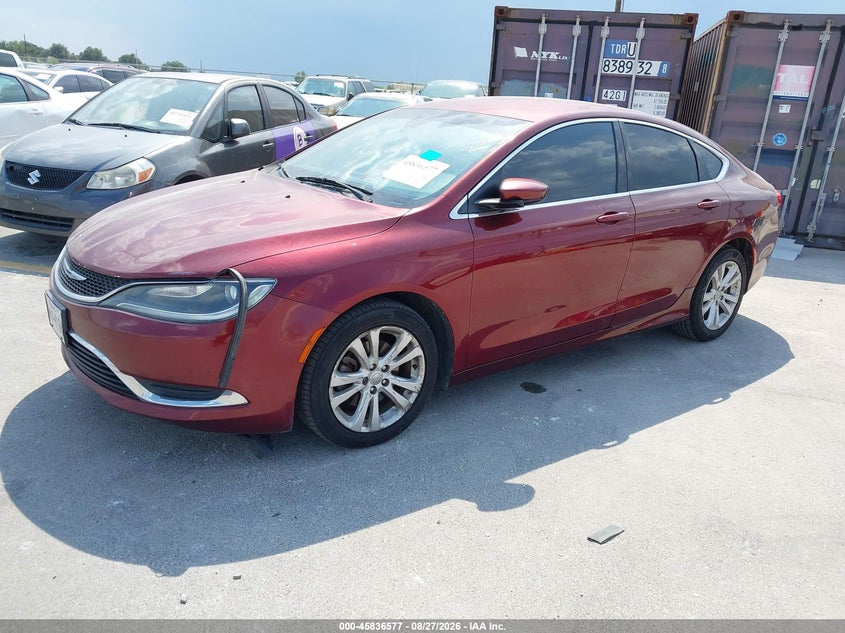 2015 Chrysler 200, Normal Wear & Tear, IAAI, VIN 1C3CCCAB4FN622820 — photo 2