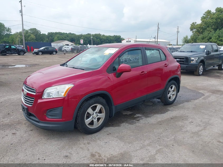 CHEVROLET TRAX 2015 VIN KL7CJPSB6FB134667