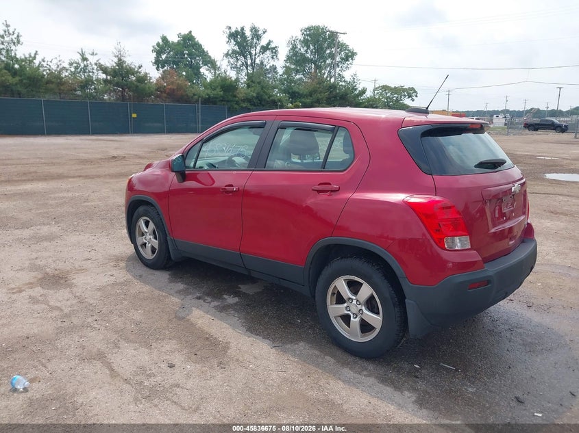 CHEVROLET TRAX 2015 VIN KL7CJPSB6FB134667