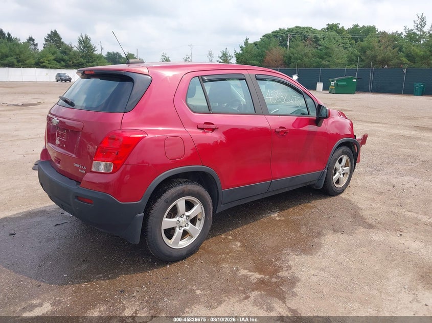 CHEVROLET TRAX 2015 VIN KL7CJPSB6FB134667