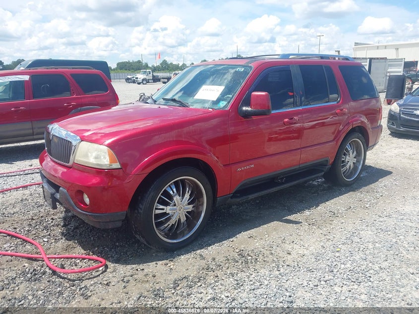 LINCOLN AVIATOR 2004 VIN 5LMEU68H34ZJ47351