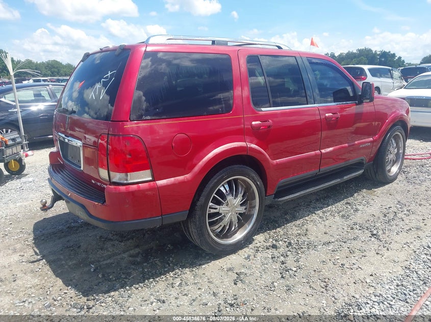 LINCOLN AVIATOR 2004 VIN 5LMEU68H34ZJ47351