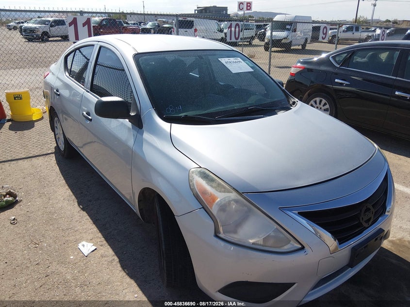 2015 NISSAN VERSA auction photo 1
