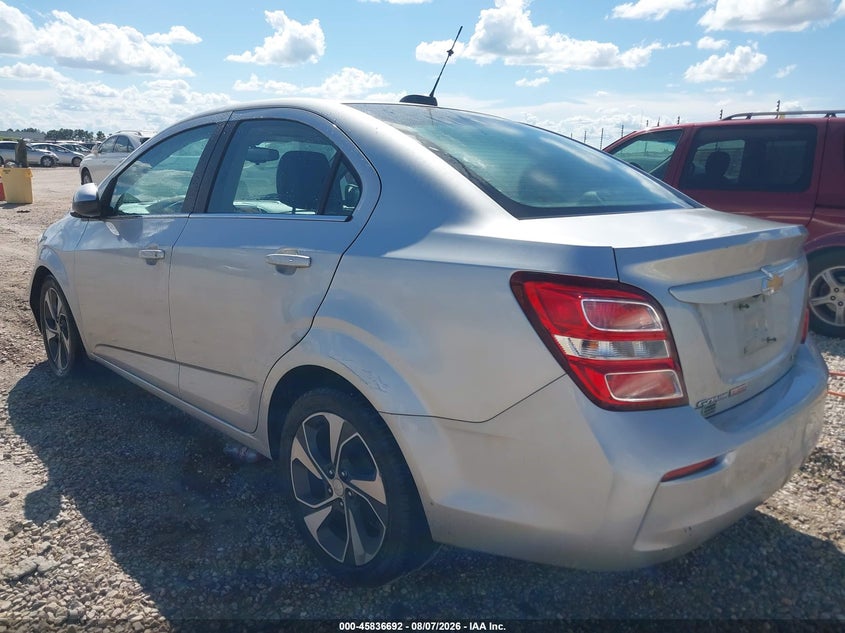 Vin: 1g1jf5sb0h4124135, lot: 46335600, chevrolet sonic premier auto 20173