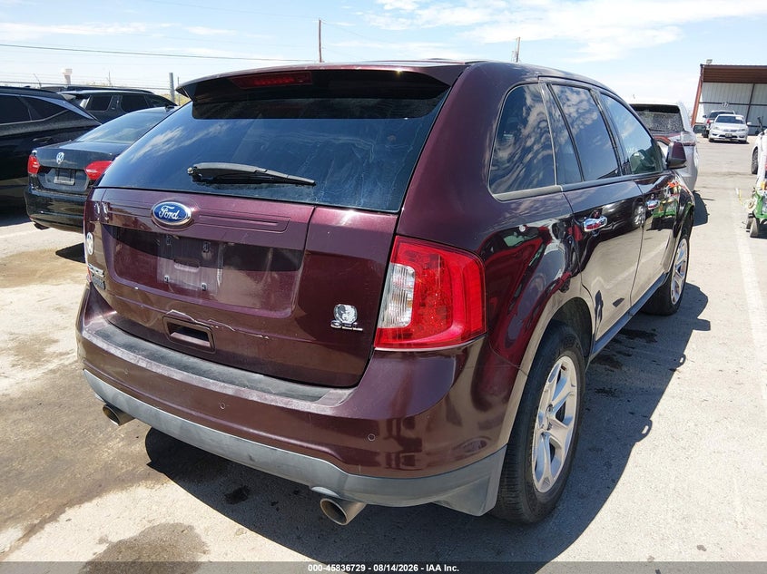Vin: 2fmdk3jc5bba70287, lot: 46335637, ford edge sel 20114