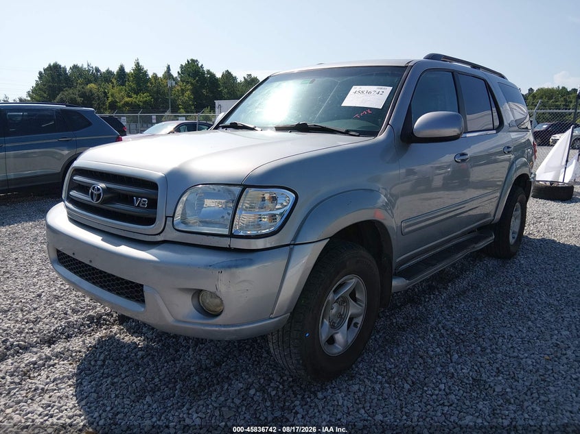 2002 Toyota Sequoia, Обычный износ, IAAI, VIN 5TDBT44AX2S096813 — фото 2