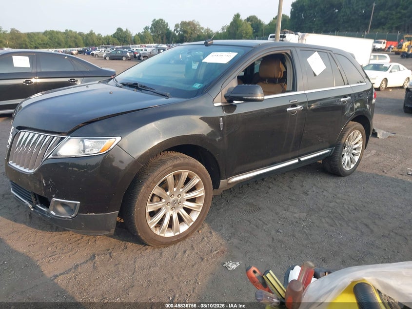 2013 Lincoln MKX, Удар спереди, IAAI, VIN 2LMDJ8JK7DBL60156 — фото 2