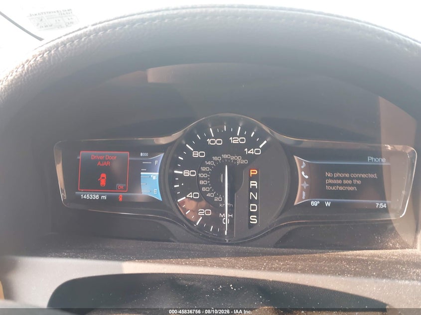 LINCOLN MKX 2013 VIN 2LMDJ8JK7DBL60156