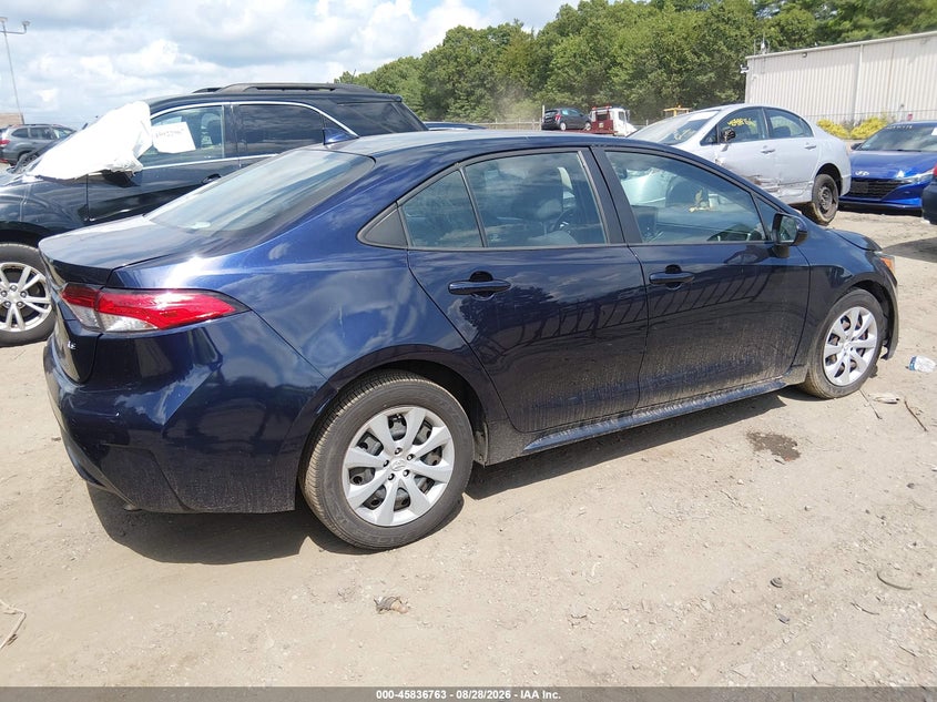 Vin: 5yfepmae9np296698, lot: 46335671, toyota corolla le 20224