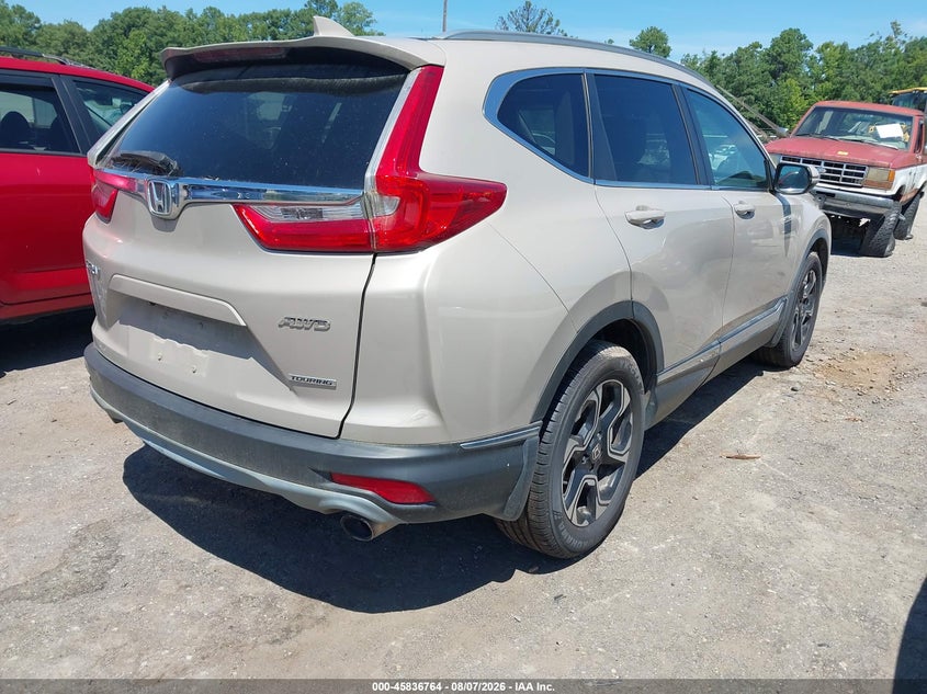 Vin: 5j6rw2h91jl019719, lot: 46335672, honda cr-v touring 20184