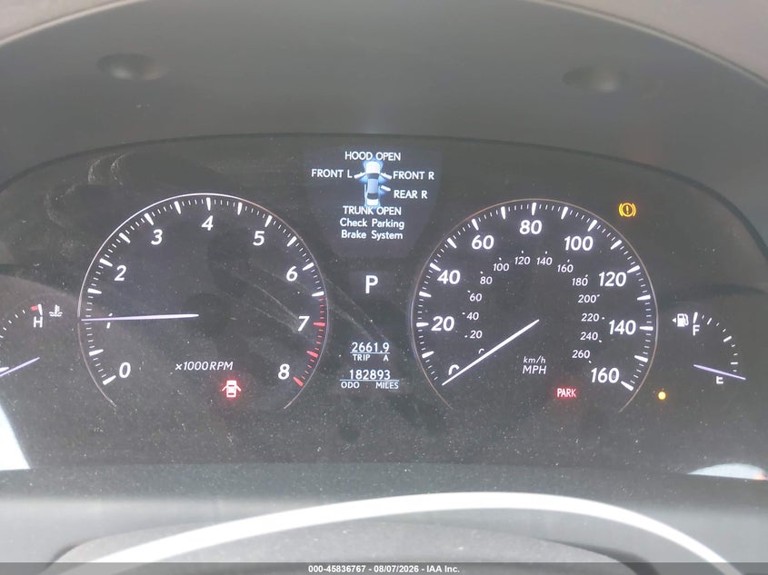2008 LEXUS LS 460 auction photo 7