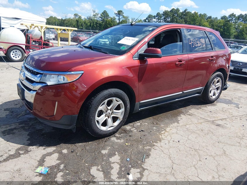 Vin: 2fmdk3j96eba77399, lot: 46335703, ford edge sel 20142