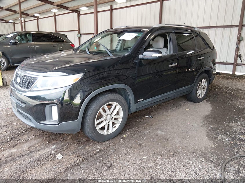 Vin: 5xyktca65fg574441, lot: 46335705, kia sorento lx 20152